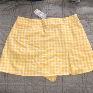 Pac Sun yellow skort